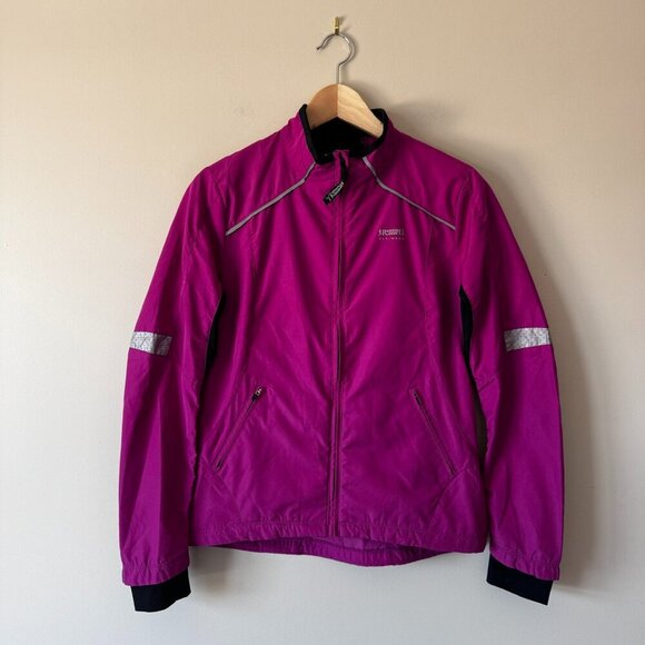 The Running Room | Mid Weight Magenta Reflector Running Jacket - Size S - Picture 1 of 13